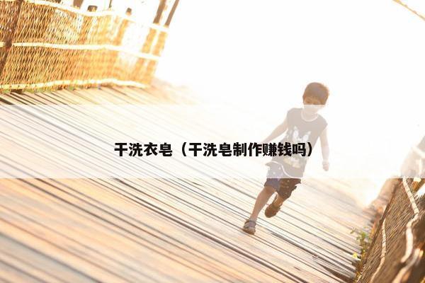 干洗衣皂（干洗皂制作赚钱吗）