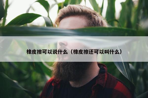 橡皮擦可以说什么（橡皮擦还可以叫什么）