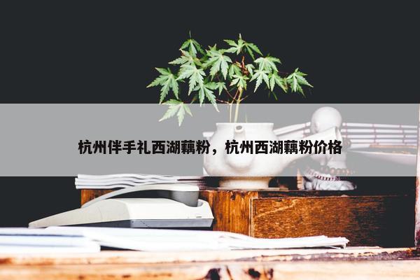 杭州伴手礼西湖藕粉，杭州西湖藕粉价格