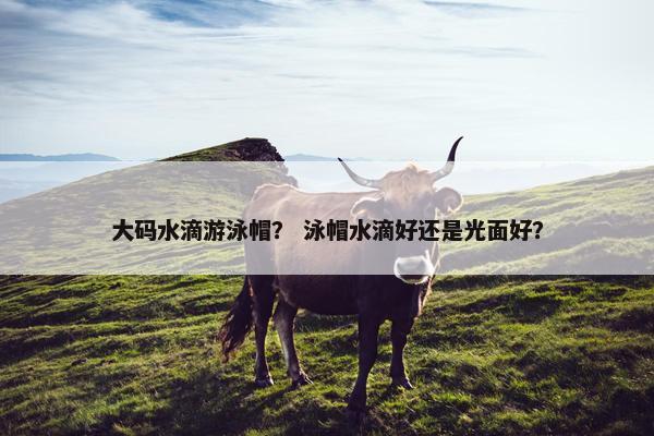 大码水滴游泳帽？ 泳帽水滴好还是光面好？