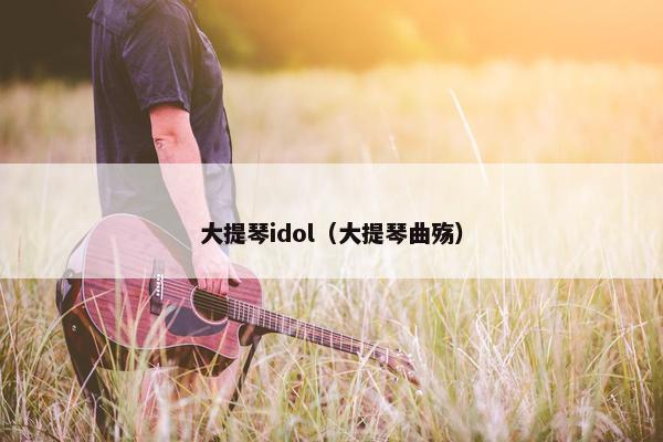 大提琴idol（大提琴曲殇）