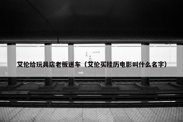 艾伦给玩具店老板送车（艾伦买挂历电影叫什么名字）