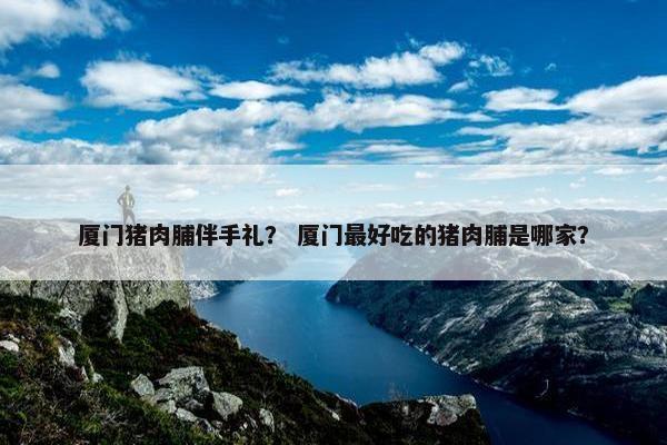 厦门猪肉脯伴手礼？ 厦门最好吃的猪肉脯是哪家？
