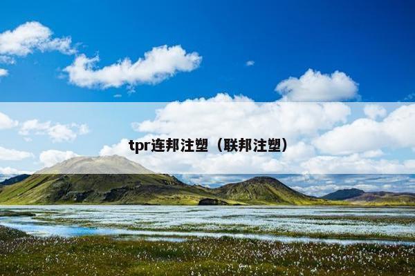 tpr连邦注塑（联邦注塑）