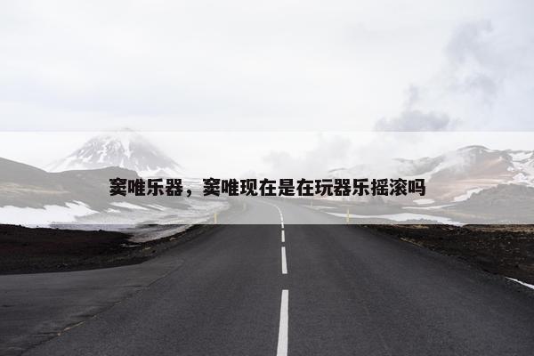 窦唯乐器，窦唯现在是在玩器乐摇滚吗