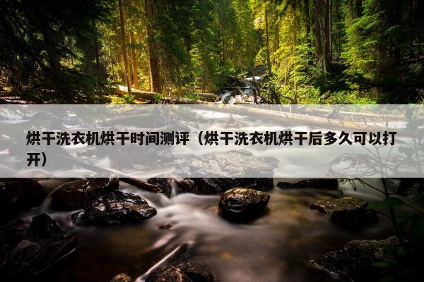 烘干洗衣机烘干时间测评（烘干洗衣机烘干后多久可以打开）