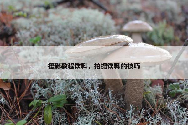 摄影教程饮料，拍摄饮料的技巧