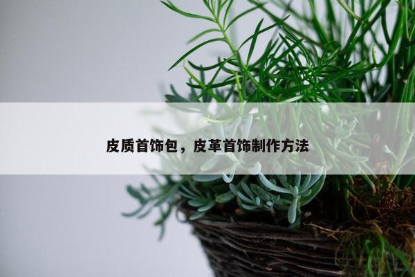 皮质首饰包，皮革首饰制作方法
