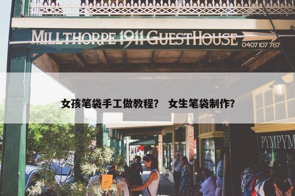 女孩笔袋手工做教程？ 女生笔袋制作？