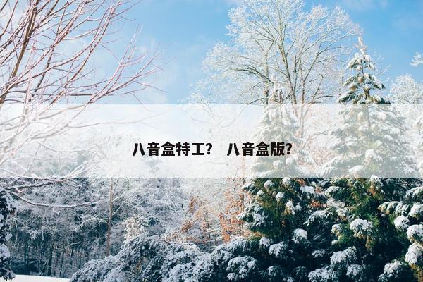 八音盒特工？ 八音盒版？