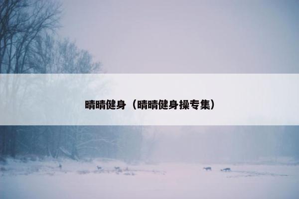 晴晴健身（晴晴健身操专集）