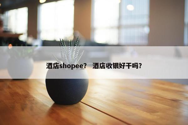 酒店shopee？ 酒店收银好干吗？