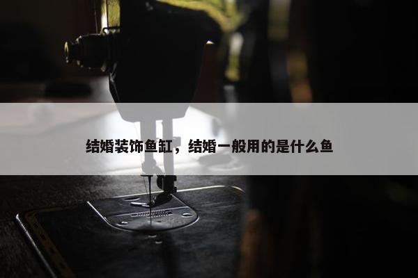 结婚装饰鱼缸，结婚一般用的是什么鱼