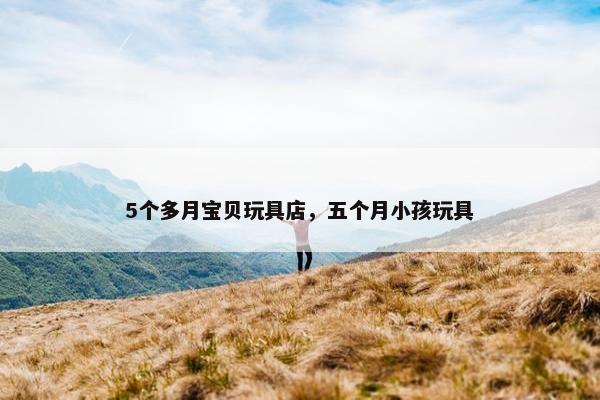 5个多月宝贝玩具店，五个月小孩玩具